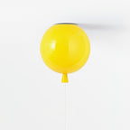 Balloon Flush Mount Ceiling Light with Glossy Acrylic Shade for Kids Room