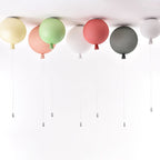 Balloon Flush Mount Ceiling Light with Glossy Acrylic Shade for Kids Room