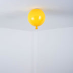 Balloon Flush Mount Ceiling Light with Glossy Acrylic Shade for Kids Room