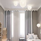 Balloon Flush Mount Ceiling Light with Glossy Acrylic Shade for Kids Room