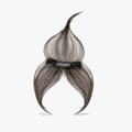 Clip-In Wispy Bangs Hair Topper with Seamless Blend and Double Clips
