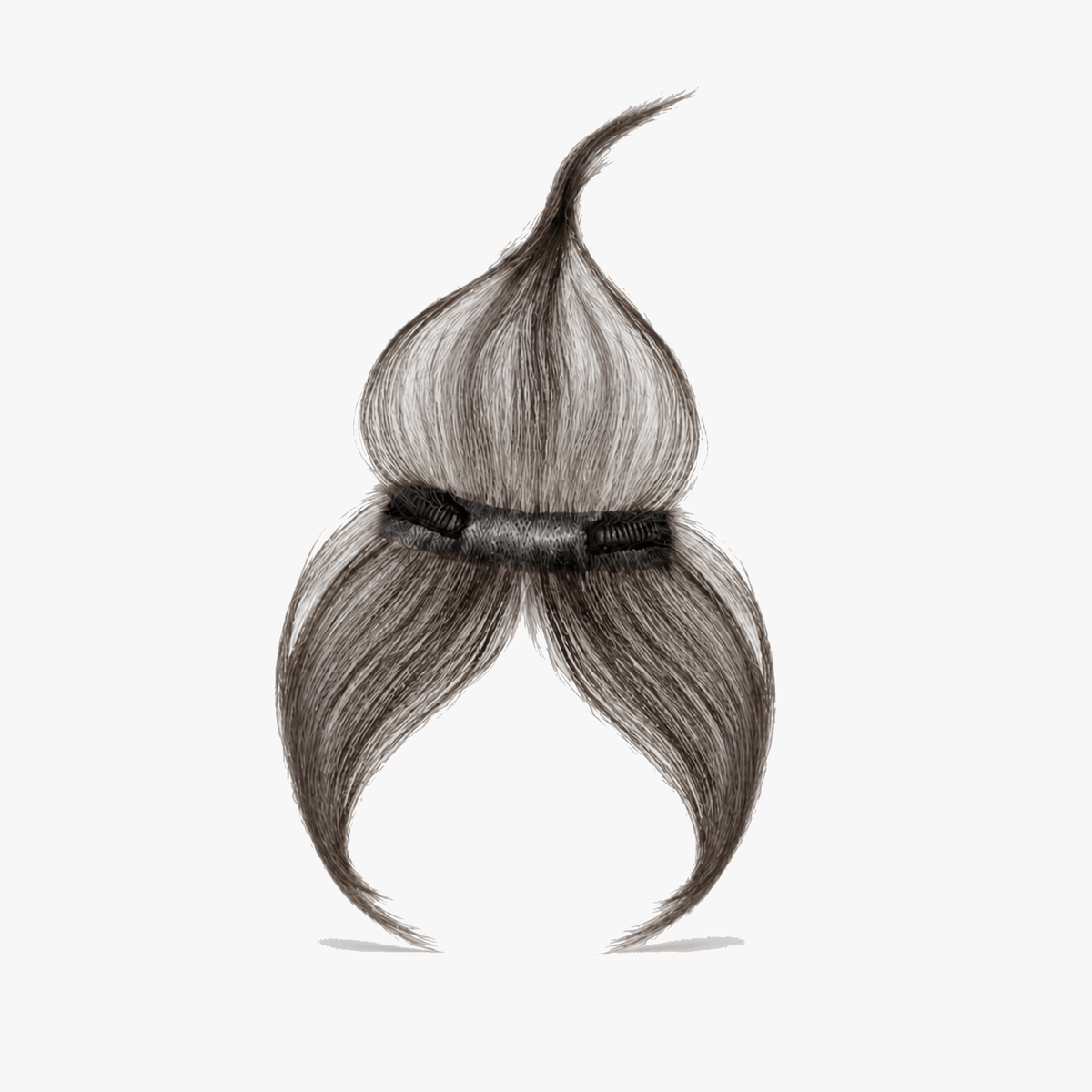 Clip-In Wispy Bangs Hair Topper with Seamless Blend and Double Clips