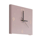 Corner Wall Clock Wall Sconce with Backlit LED Light