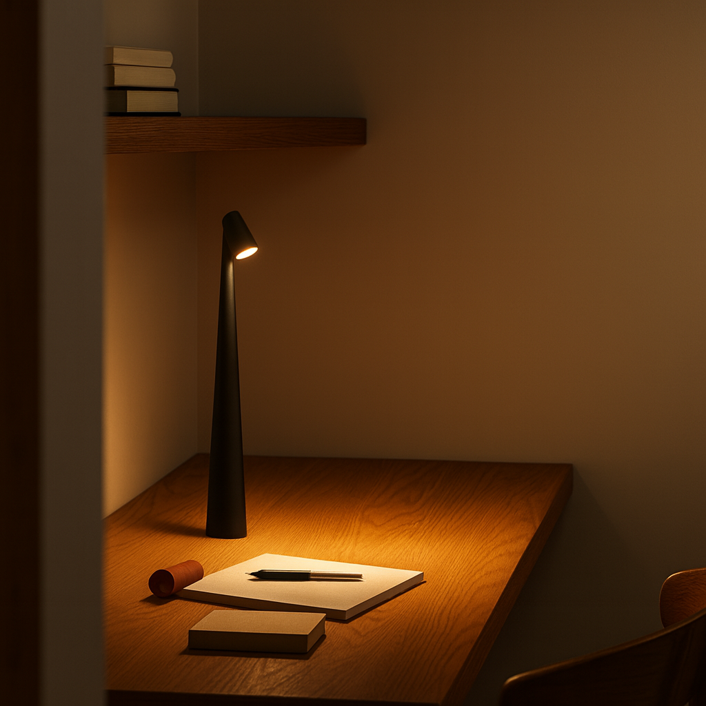 Cordless Rechargeable Table Lamp LED Light with Touch Dimming
