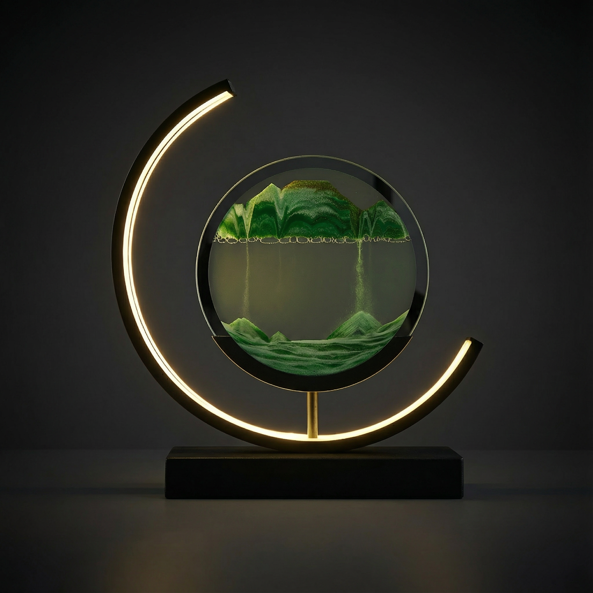 Sand Art Table Lamp LED Light with Remote Control