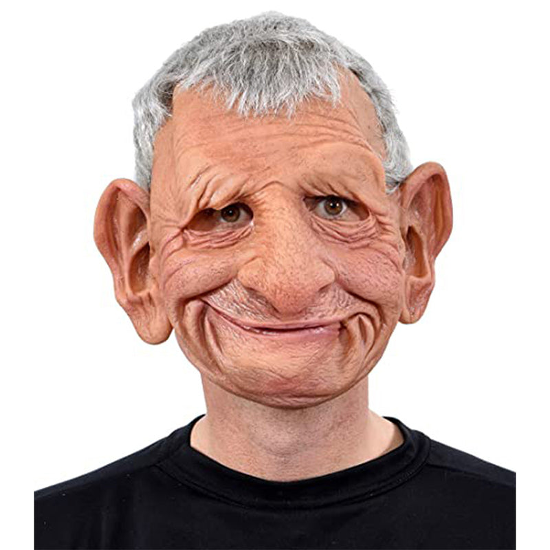 Realistic Latex Mask Full Head Halloween Costume Mask for Adults with Lifelike Detail for Cosplay Masquerade and Themed Parties