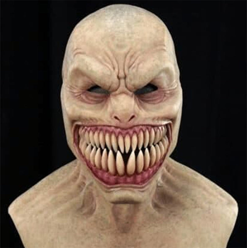 Realistic Latex Mask Full Head Halloween Costume Mask for Adults with Lifelike Detail for Cosplay Masquerade and Themed Parties