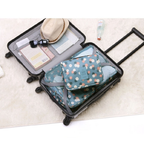 Hanging Travel Toiletry Bag Waterproof Cosmetic Organizer with Hook and Multiple Compartments for Women