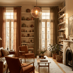 Glass Globe Pendant Light with Brass Ceiling Canopy