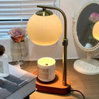 Modern Wood and Glass Table Lamp for Living Room and Bedroom — Harbor Light Co.