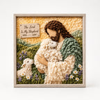 Christian Fabric Poke Art Kit with Pre-Punched Board and Wooden Tool