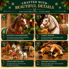 Christmas Horse Advent Calendar with Collectible Horse Figurines for Kids