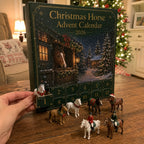 Christmas Horse Advent Calendar with Collectible Horse Figurines for Kids