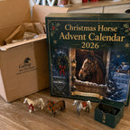 Christmas Horse Advent Calendar with Collectible Horse Figurines for Kids