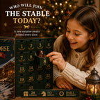 Christmas Horse Advent Calendar with Collectible Horse Figurines for Kids