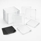 Clear Acrylic Photo Fridge Magnets for Kids Drawings and Artwork