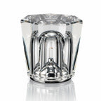 Cordless Crystal Table Lamp with Faceted Prism Shade and USB Charging