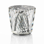 Cordless Crystal Table Lamp with Faceted Prism Shade and USB Charging