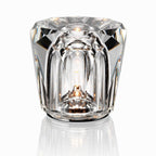 Cordless Crystal Table Lamp with Faceted Prism Shade and USB Charging