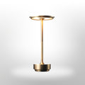 Cordless Metal Table Lamp with Touch Dimming and USB Rechargeable Battery