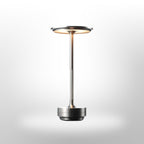 Cordless Metal Table Lamp with Touch Dimming and USB Rechargeable Battery