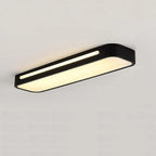 Modern Long Rectangle Flush Mount Ceiling Light with LED
