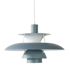 Scandinavian Metal Pendant Light for Dining Room in Pure Gray — Harbor Light Co.