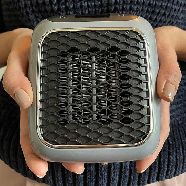 Portable Plug-In Space Heater with Digital Display Programmable Timer Compact Wall Outlet Heater with Overheat Protection