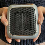 Portable Plug In Wall Outlet Space Heater Ceramic Mini Heater with Timer Thermostat and Tip Over Protection