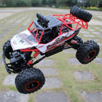 Remote Control Monster Truck Off-Road RC Rock Crawler Car with Rubber Tires Rechargeable Battery and Remote for Kids and Adults All Terrain Toy Truck