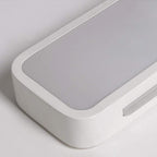 Modern Long Rectangle Flush Mount Ceiling Light with LED