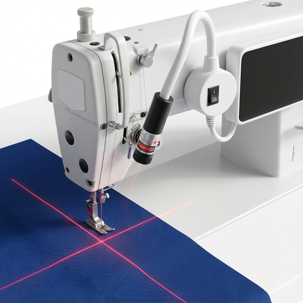 Magnetic Laser Guide Light for Sewing Machines with Flexible Arm and USB Power