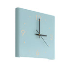 Corner Wall Clock Wall Sconce with Backlit LED Light