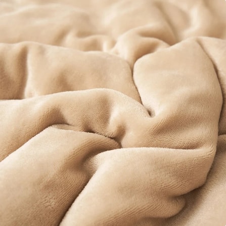 Double Sided Sherpa Fleece Blanket with Plush Flannel for Bed and Sofa