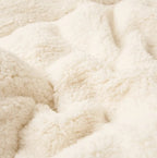 Double Sided Sherpa Fleece Blanket with Plush Flannel for Bed and Sofa