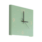 Corner Wall Clock Wall Sconce with Backlit LED Light