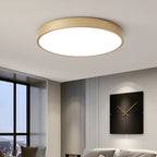 Modern Round Flush Mount Ceiling Light with Slim Frame