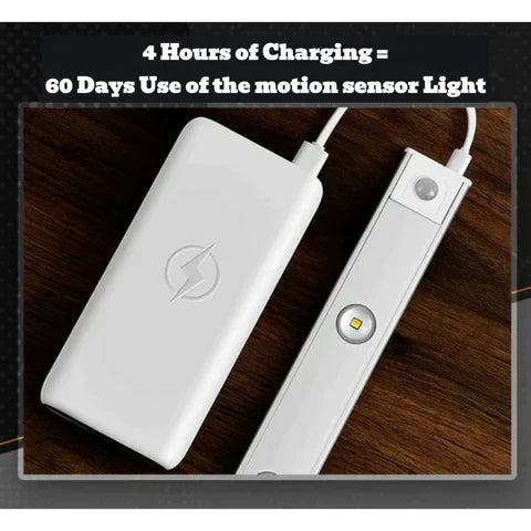 Rechargeable Motion Sensor LED Light Bar Ceiling Light