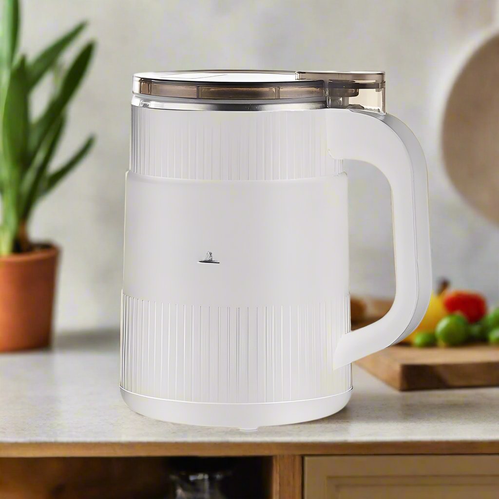 Electric Grain Mill Grinder for Grains Seeds Spices and Coffee Beans Compact Kitchen Mill with Stainless Steel Chamber