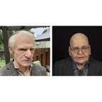 Creepy Old Man Mask Realistic Latex Halloween Mask for Adults Full Head Costume Mask with Movable Mouth for Cosplay and Theater