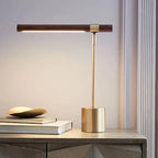 Modern Wood Table Lamp for Home Office — Harbor Light Co.