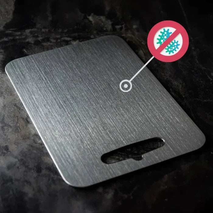 Titanium Cutting Board Non-Porous Antibacterial Kitchen Chopping Board Odor and Stain Resistant Knife Friendly