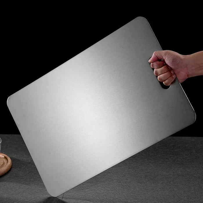 Titanium Cutting Board Non-Porous Antibacterial Kitchen Chopping Board Odor and Stain Resistant Knife Friendly