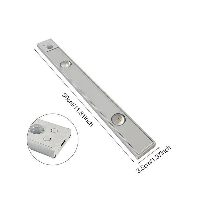 Rechargeable Motion Sensor LED Light Bar Ceiling Light