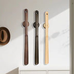 Extra Long Handle Shoe Horn with Wall Mount for Easy On Without Bending
