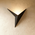 Modern Geometric Triangle Wall Sconce with Upward Glow