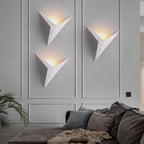 Modern Geometric Triangle Wall Sconce with Upward Glow