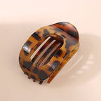 Flat Hair Claw Clips Set with Matte Finish and Strong Grip for Thick Hair