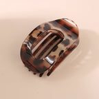 Flat Hair Claw Clips Set with Matte Finish and Strong Grip for Thick Hair