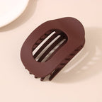 Flat Hair Claw Clips Set with Matte Finish and Strong Grip for Thick Hair